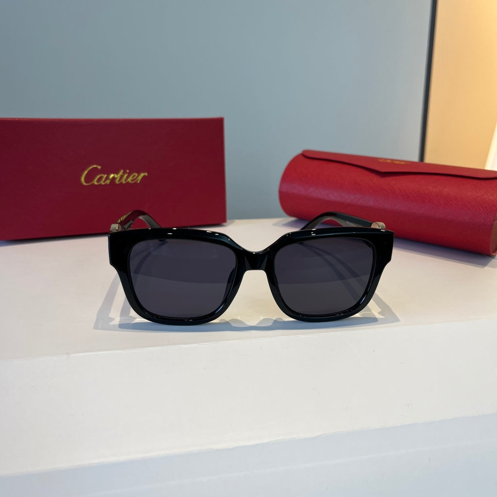 Cartier Lightweight Metal Rimless Silver Lens Sunglasses for Men & Wo - 398985 - detail image 2