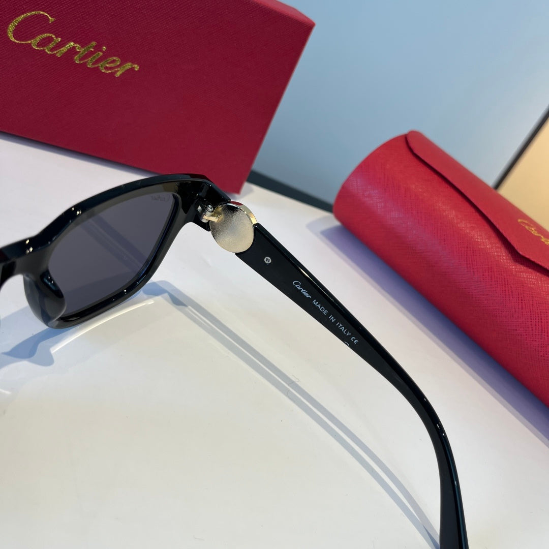 Cartier Lightweight Metal Rimless Silver Lens Sunglasses for Men & Wo - 465798 - detail image 4