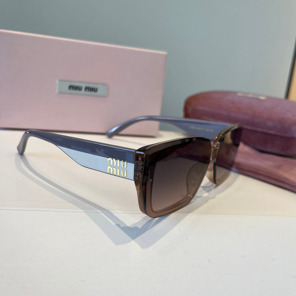 Miu Miu Fashion Black Lens Sunglasses for Men & Women - 416196
