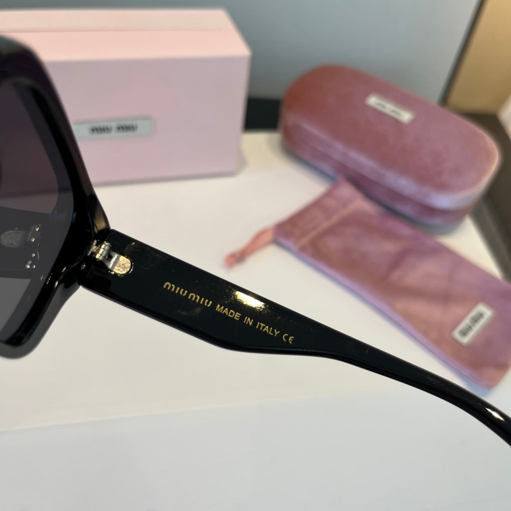 Miu Miu Fashion Black Lens Sunglasses for Men & Women - 383023 - detail image 5