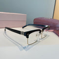 Miu Miu Fashion Silver Lens Sunglasses for Men & Women - 416199