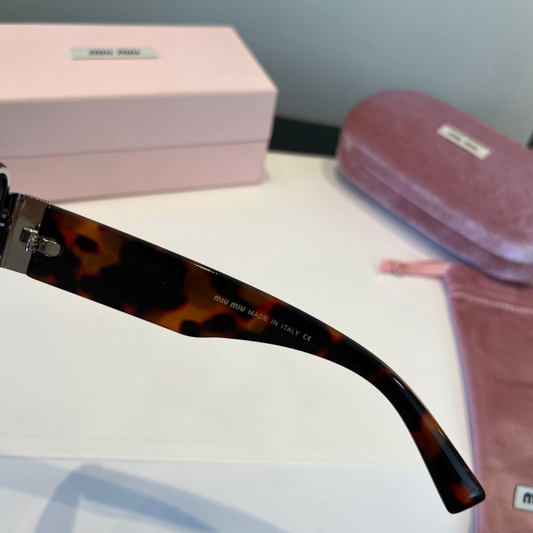 Miu Miu Lightweight Rimless Black Lens Sunglasses for Women - 432604 - detail image 5