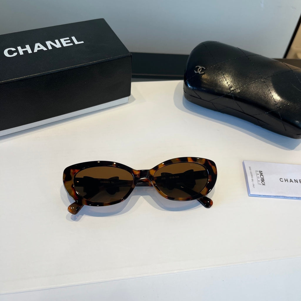 Chanel Cat-Eye Black Lens Sunglasses for Men & Women - 415266 - detail image 10