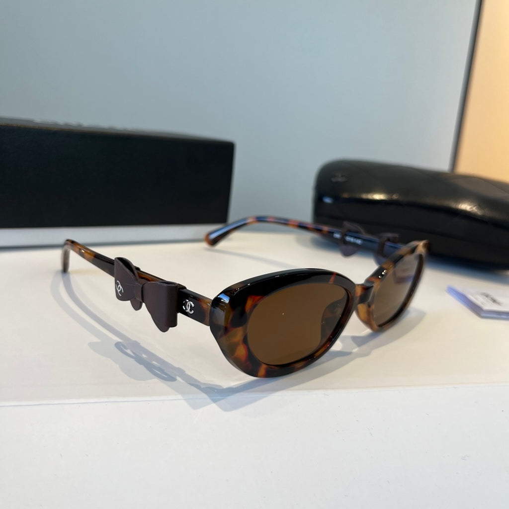 Chanel Cat-Eye Black Lens Sunglasses for Men & Women - 415266