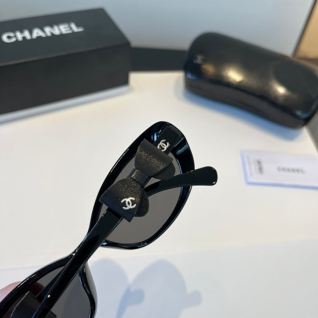 Chanel Cat-Eye Black Lens Sunglasses for Men & Women - 415268 - detail image 9