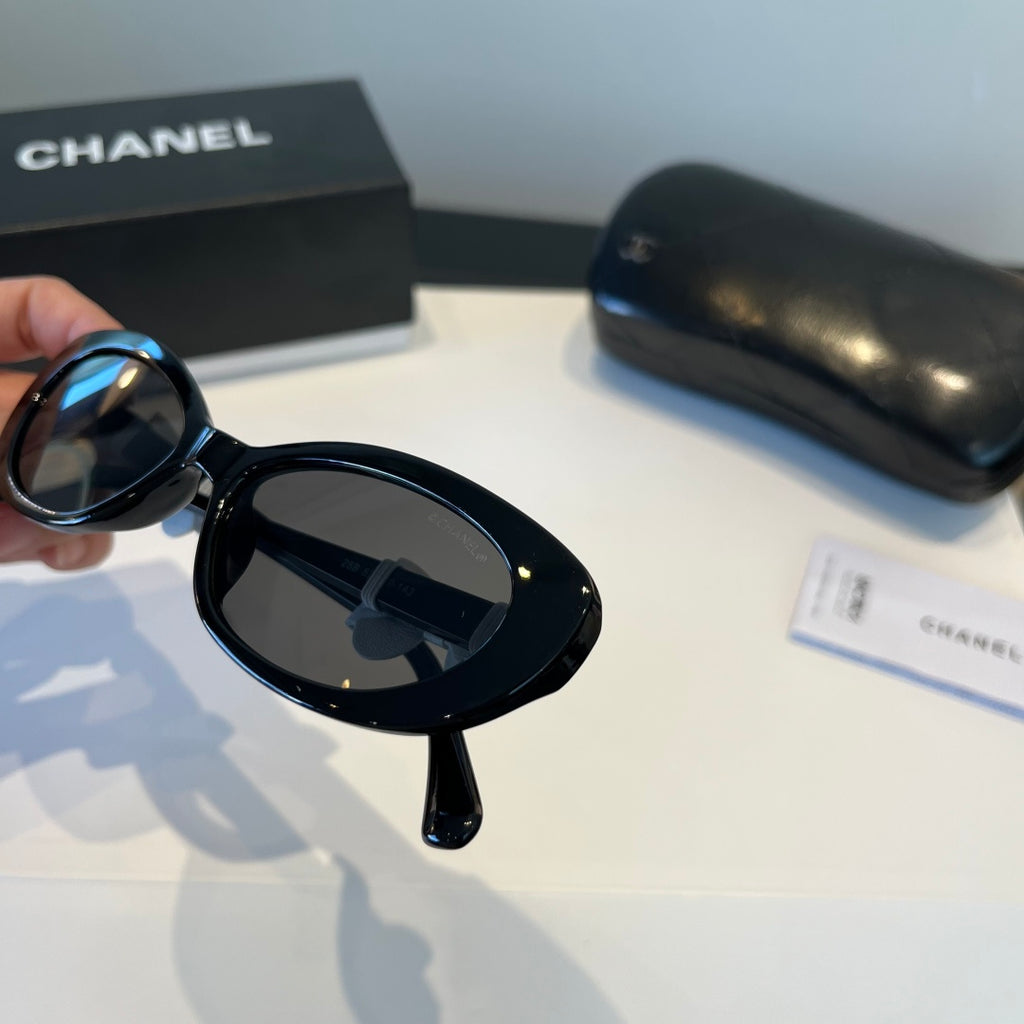 Chanel Cat-Eye Silver Lens Sunglasses for Men & Women - 415267 - detail image 9