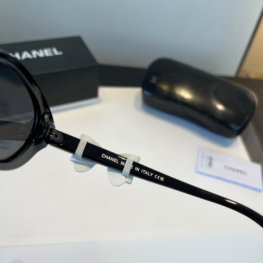 Chanel Cat-Eye Silver Lens Sunglasses for Men & Women - 415267 - detail image 5