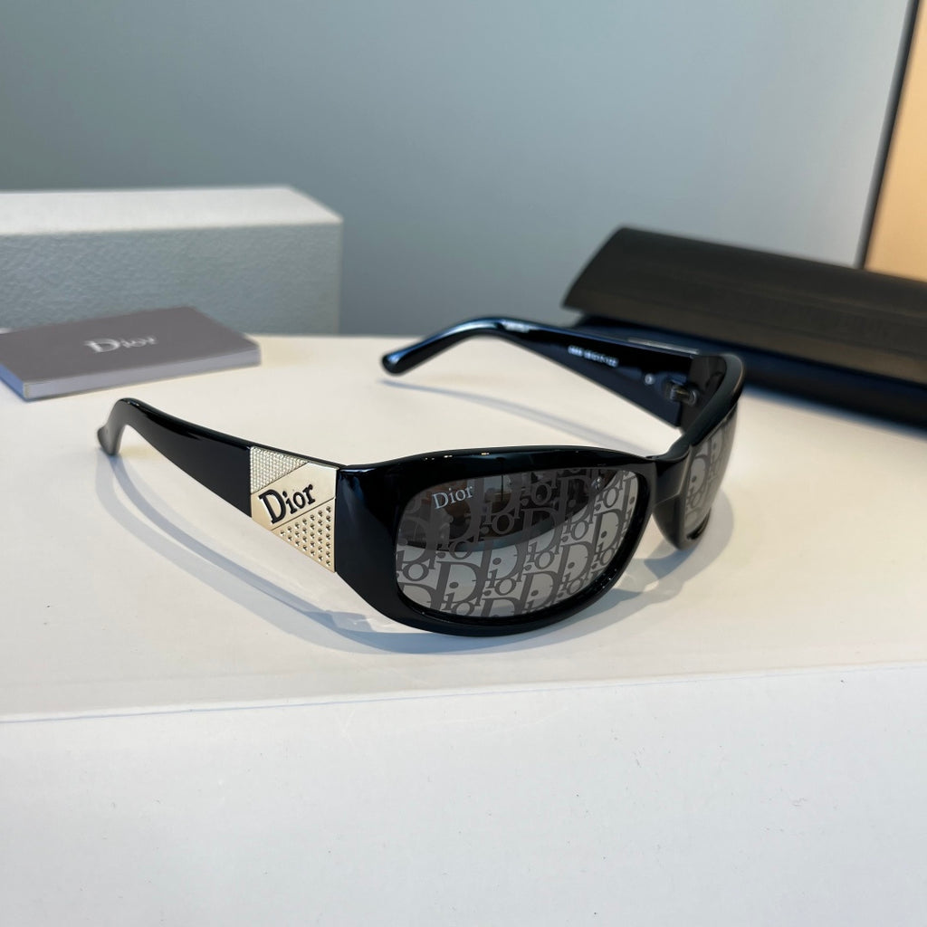 Dior Fashion Black Lens Sunglasses for Men & Women - 398686