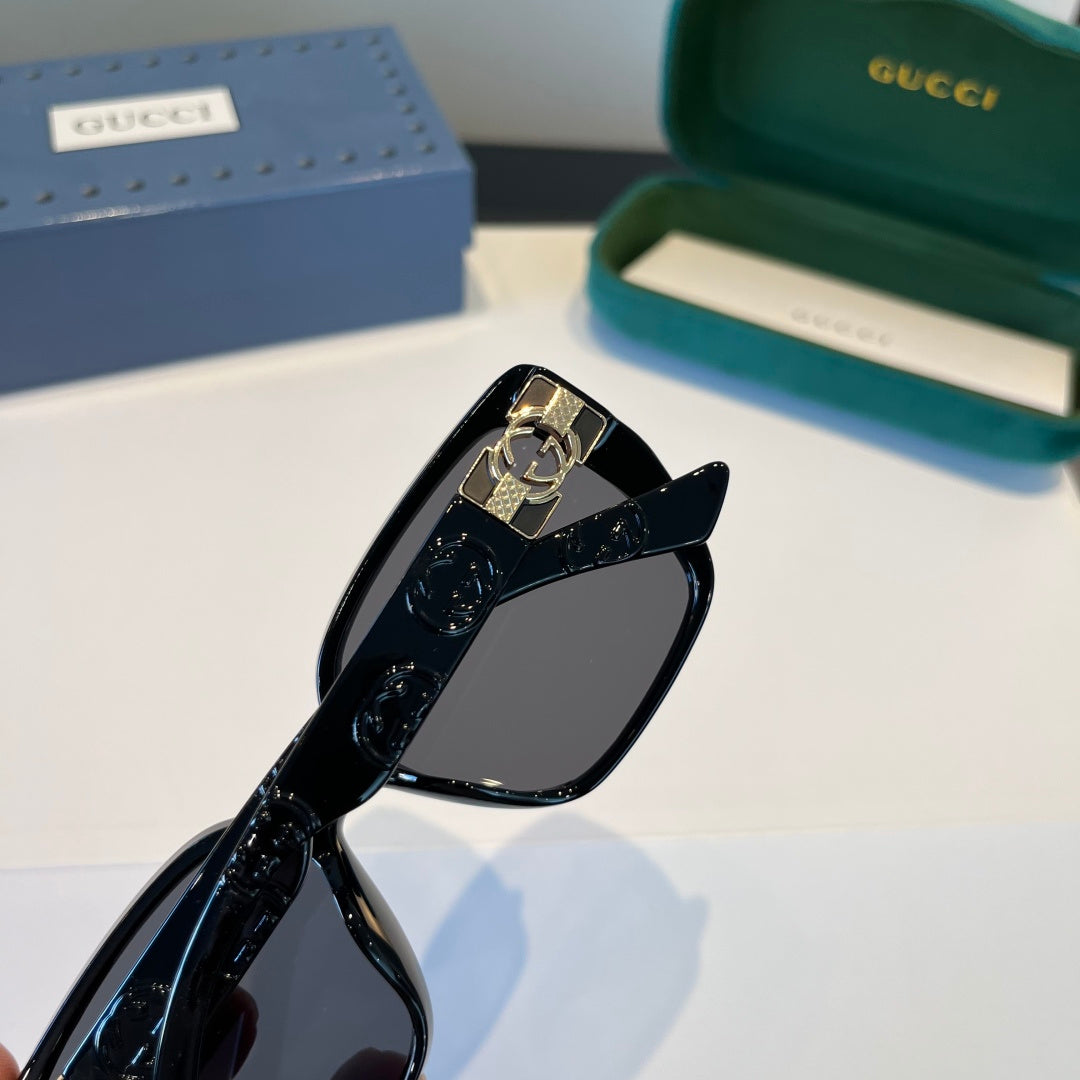 Gucci Oversized Black Lens Sunglasses for Women - 997562 - detail image 8
