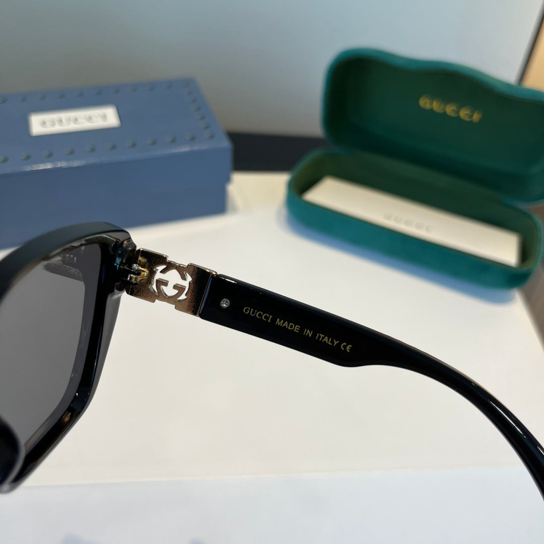 Gucci Oversized Black Lens Sunglasses for Women - 866944 - detail image 5