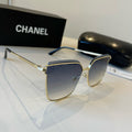 Chanel Oversized Silver Lens Sunglasses for Men & Women - 997761