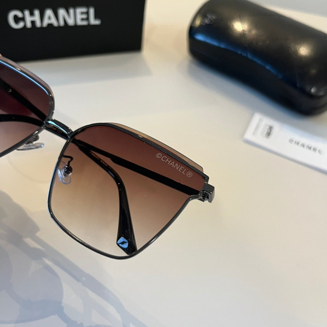 Chanel Oversized Red Lens Sunglasses for Men & Women - 997762 - detail image 8