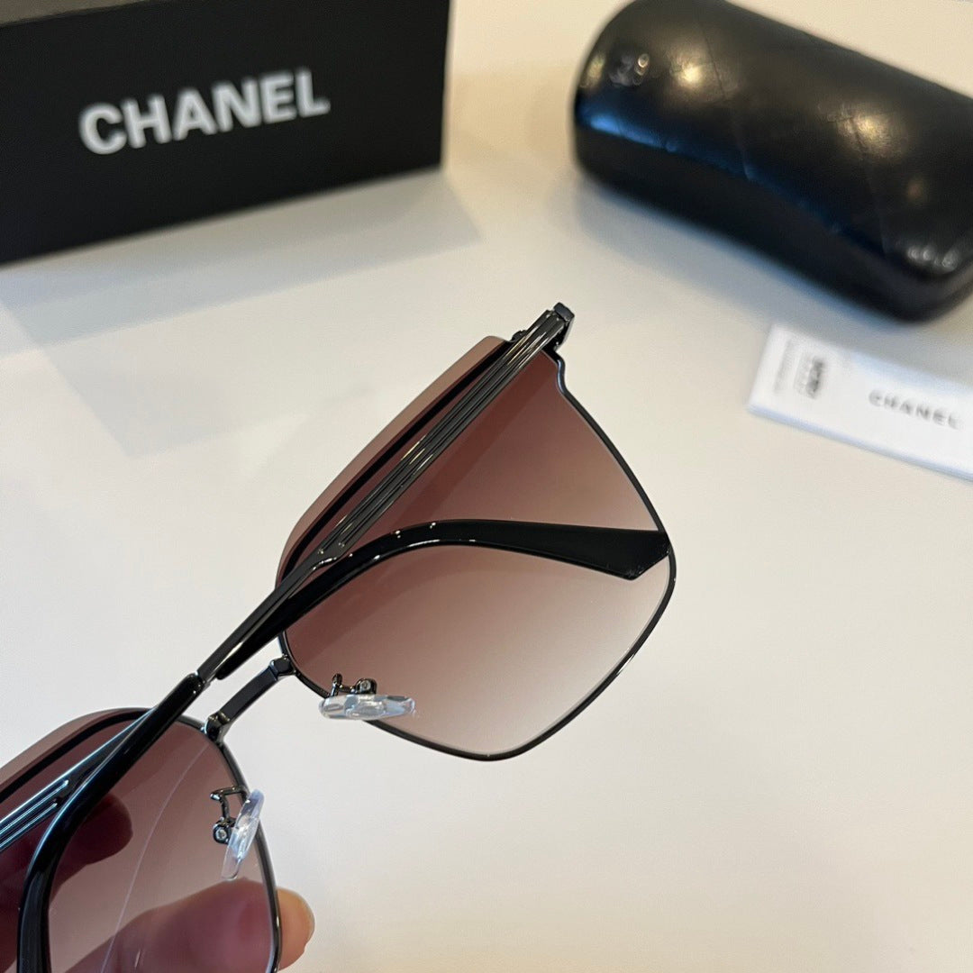 Chanel Oversized Red Lens Sunglasses for Men & Women - 997762 - detail image 7