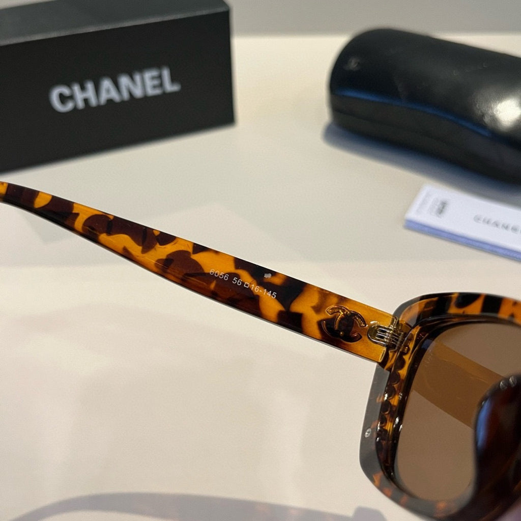 Chanel Cat-Eye Black Lens Sunglasses for Men & Women - 415264 - detail image 9