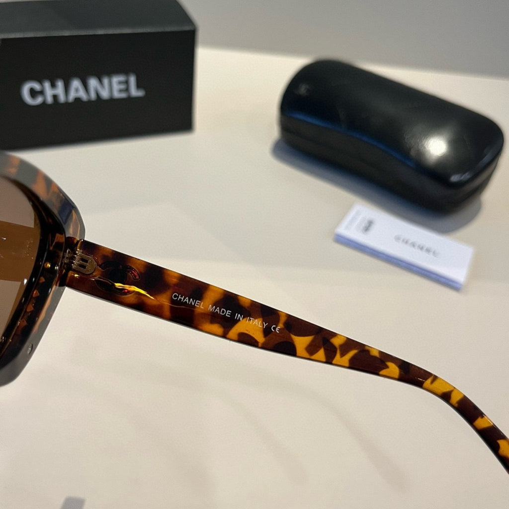 Chanel Cat-Eye Black Lens Sunglasses for Men & Women - 415264 - detail image 8