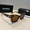 Chanel Cat-Eye Black Lens Sunglasses for Men & Women - 415264