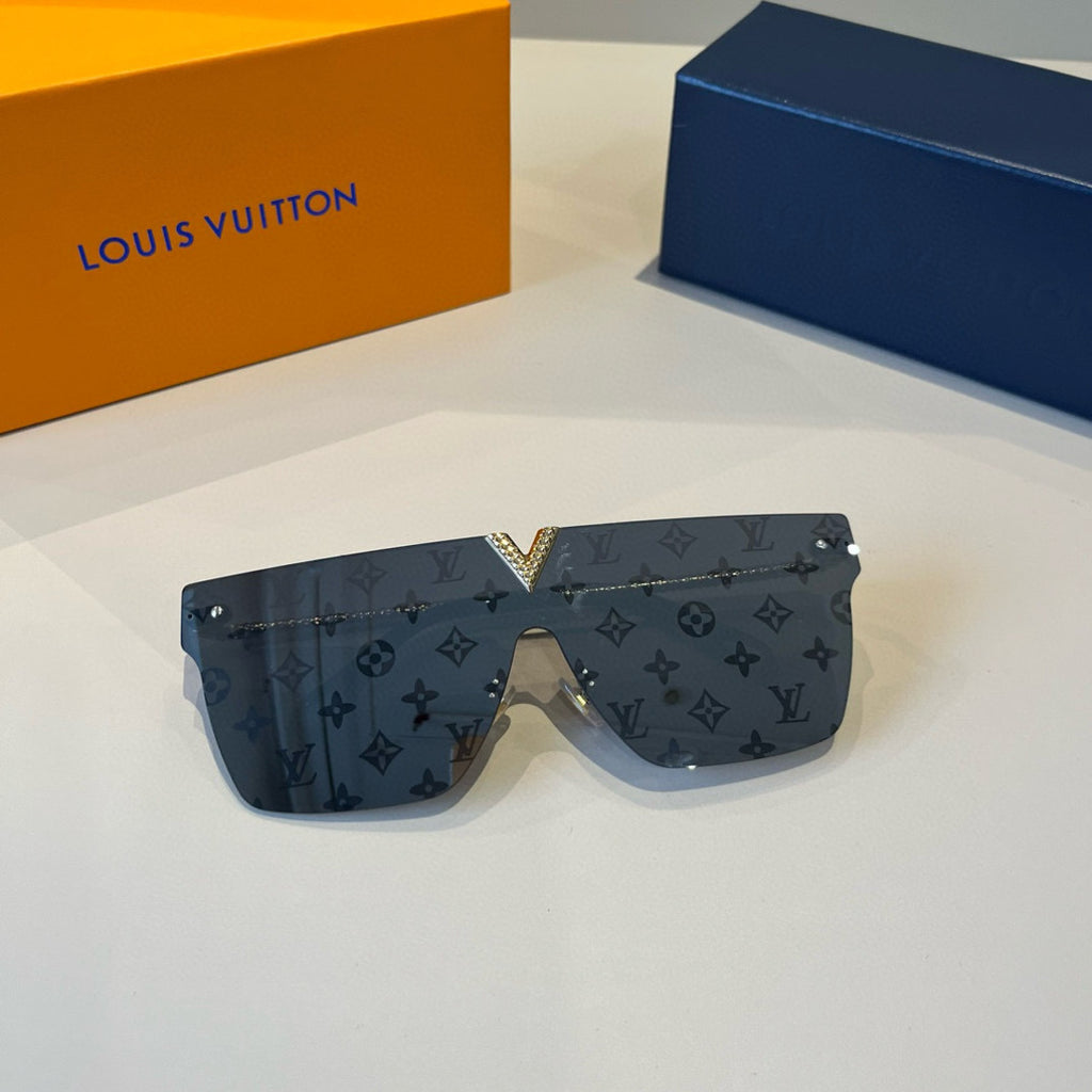 Louis Vuitton Metal Aviator Black Lens Sunglasses for Men & Women - 933805 - detail image 6