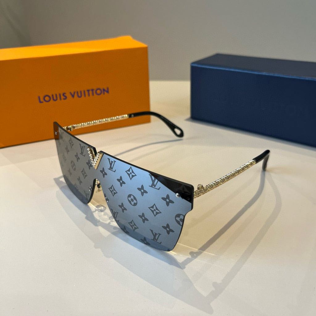 Louis Vuitton Metal Aviator Black Lens Sunglasses for Men & Women - 933805 - detail image 3
