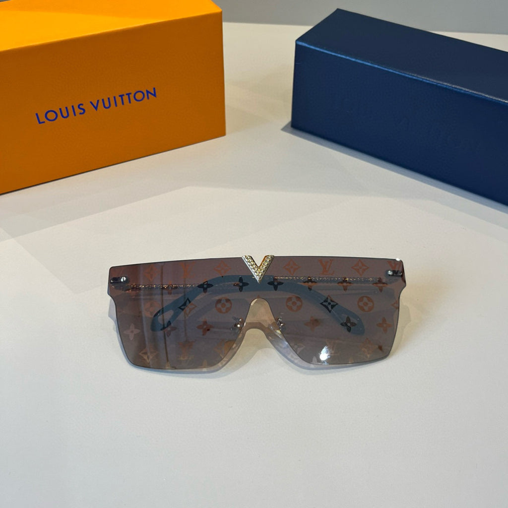 Louis Vuitton Metal Aviator Brown Lens Sunglasses for Men & Women - 933806 - detail image 5