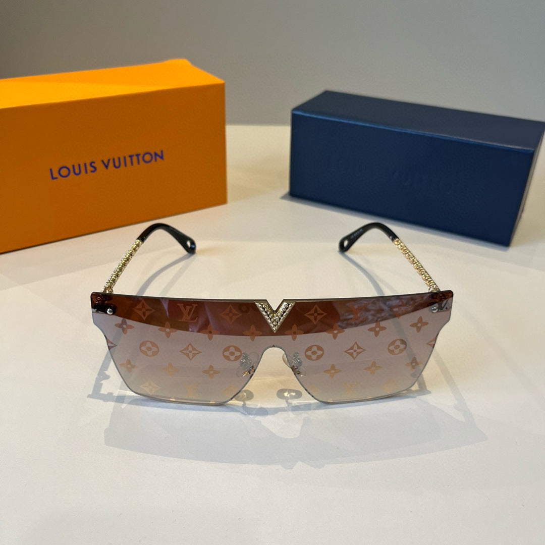 Louis Vuitton Metal Aviator Brown Lens Sunglasses for Men & Women - 933806 - detail image 2