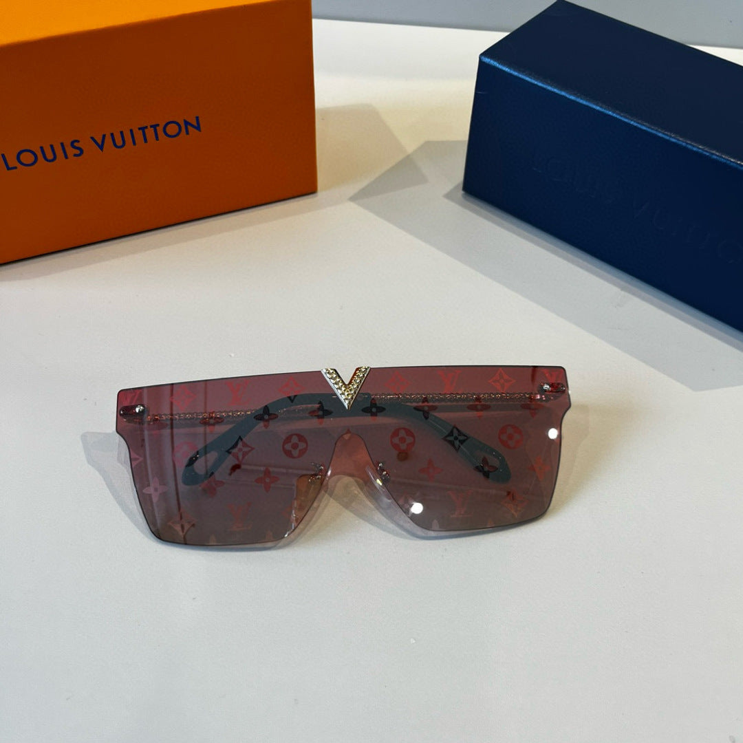 Louis Vuitton Metal Aviator Red Lens Sunglasses for Men & Women - 933807 - detail image 5
