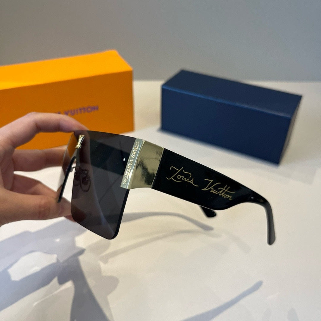 Louis Vuitton Metal Aviator Black Lens Sunglasses for Men & Women - 933808 - detail image 4