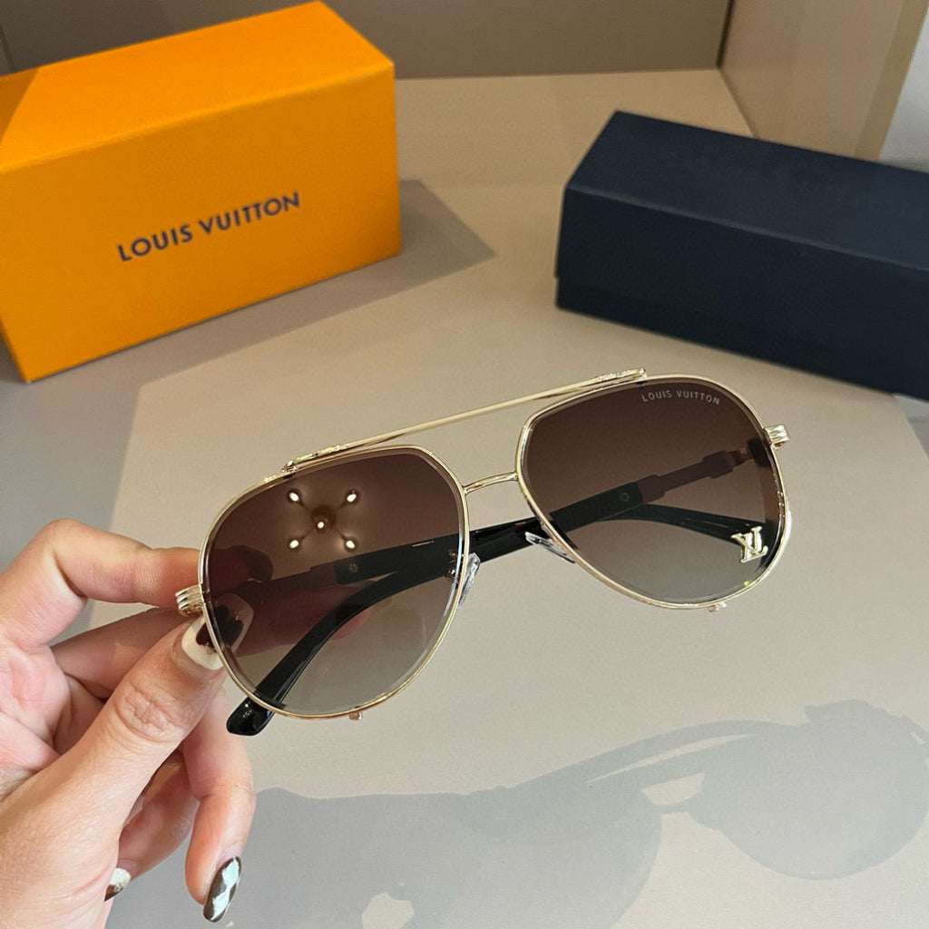 Louis Vuitton Fashion Brown Lens Sunglasses for Men & Women - 997418 - detail image 4
