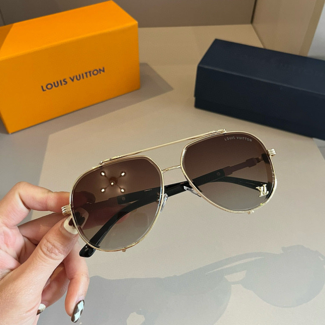 Louis Vuitton Fashion Brown Lens Sunglasses for Men & Women - 997418 - detail image 4