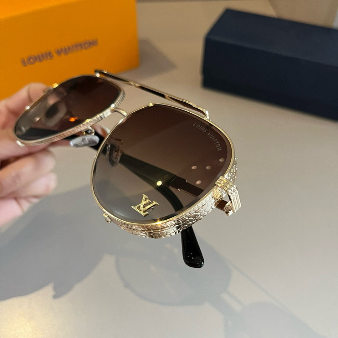 Louis Vuitton Fashion Brown Lens Sunglasses for Men & Women - 997418 - detail image 6