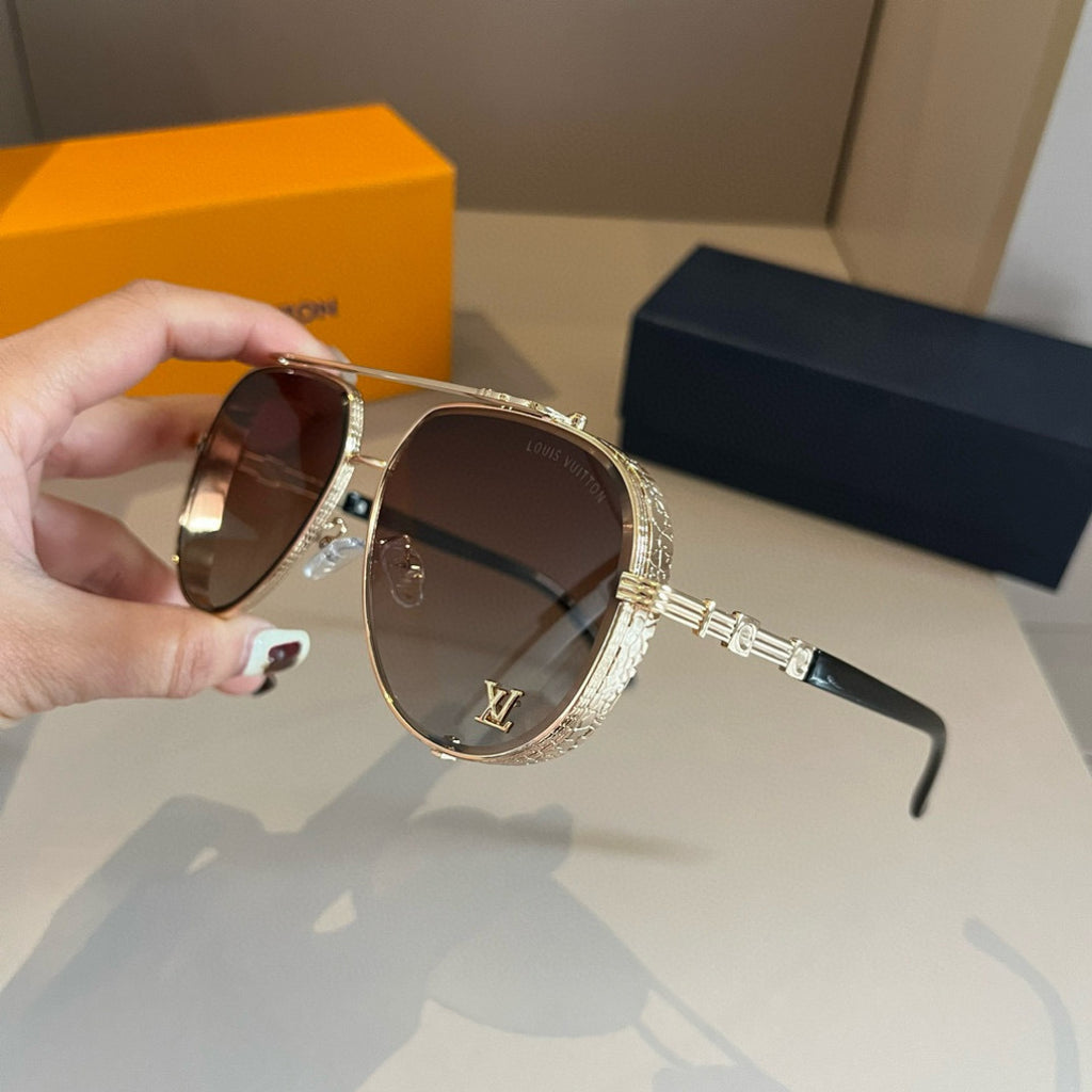 Louis Vuitton Fashion Brown Lens Sunglasses for Men & Women - 997418 - detail image 3