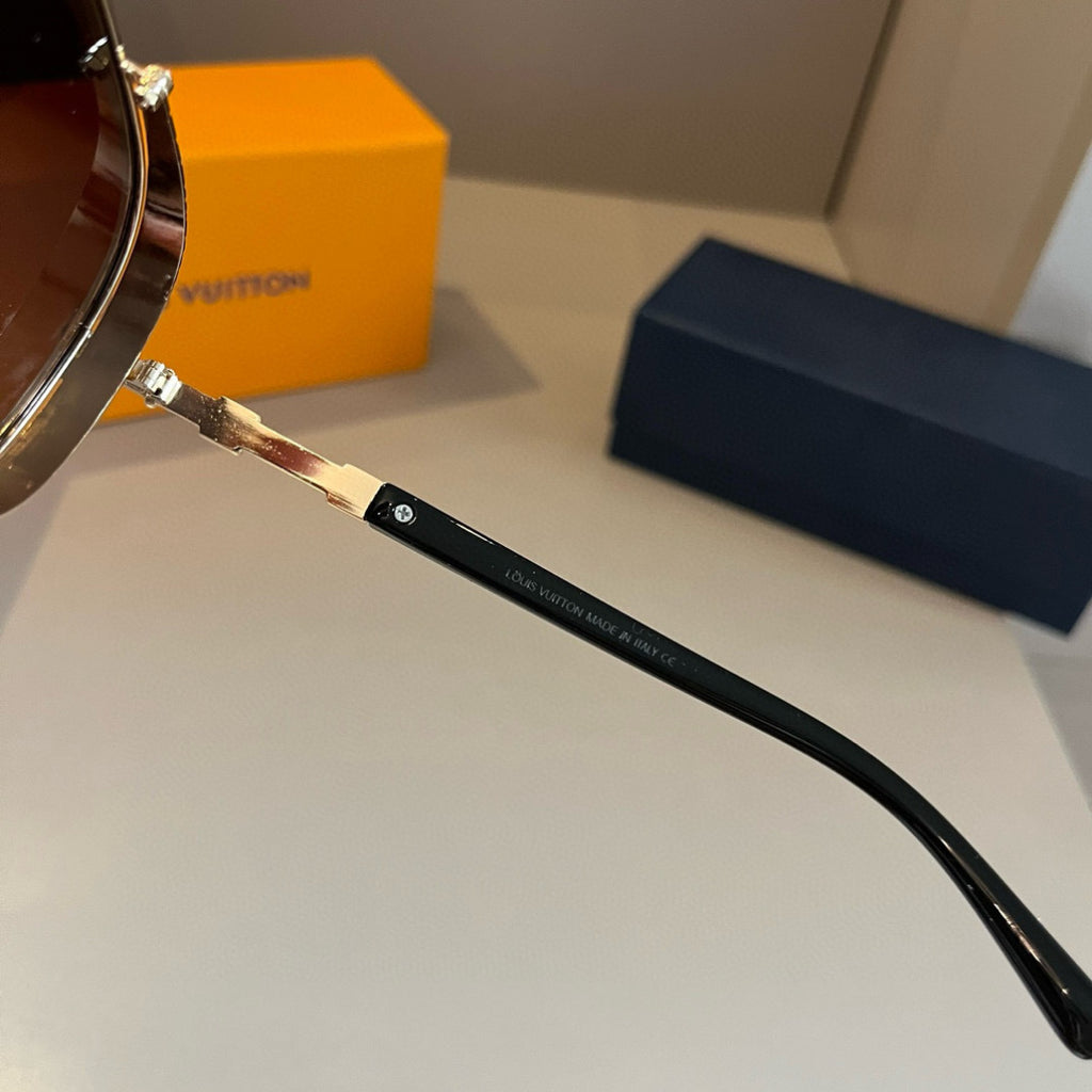 Louis Vuitton Fashion Brown Lens Sunglasses for Men & Women - 997418 - detail image 8