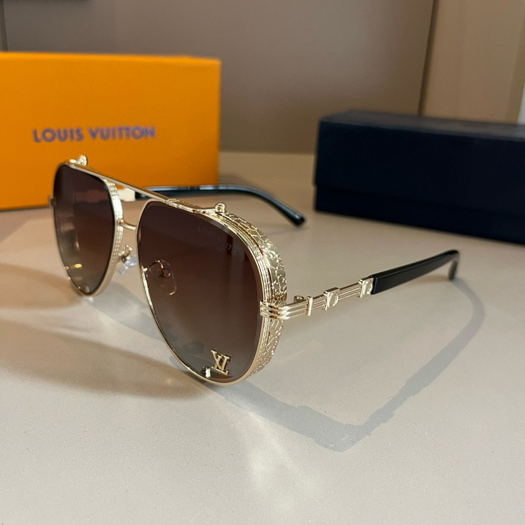 Louis Vuitton Fashion Brown Lens Sunglasses for Men & Women - 997418 - detail image 2