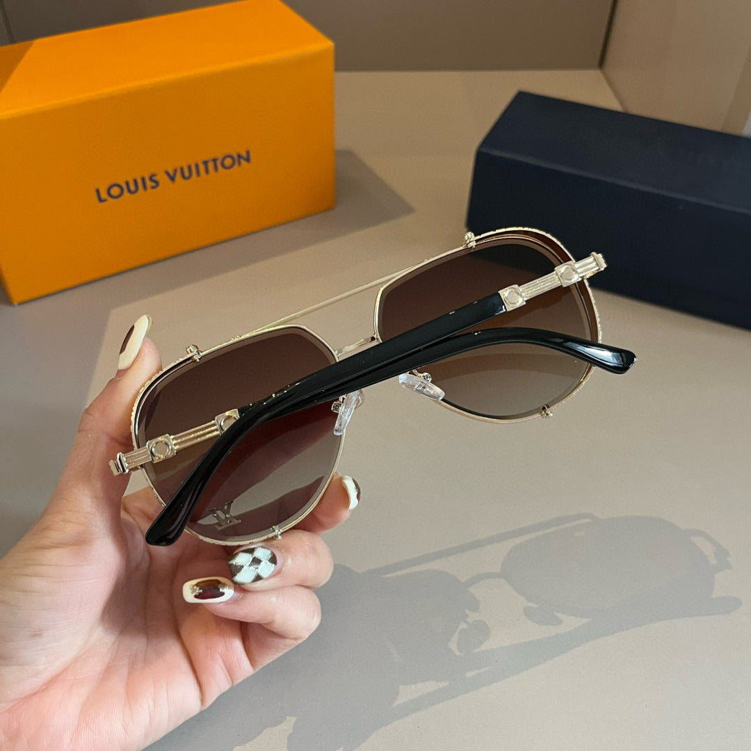 Louis Vuitton Fashion Brown Lens Sunglasses for Men & Women - 997418 - detail image 7
