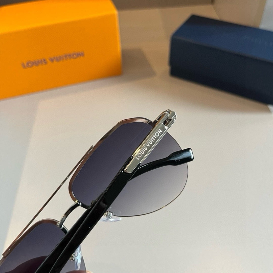 Louis Vuitton Metal Aviator Silver Lens Sunglasses for Men & Women - 933810 - detail image 5