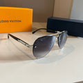 Louis Vuitton Metal Aviator Silver Lens Sunglasses for Men & Women - 933810