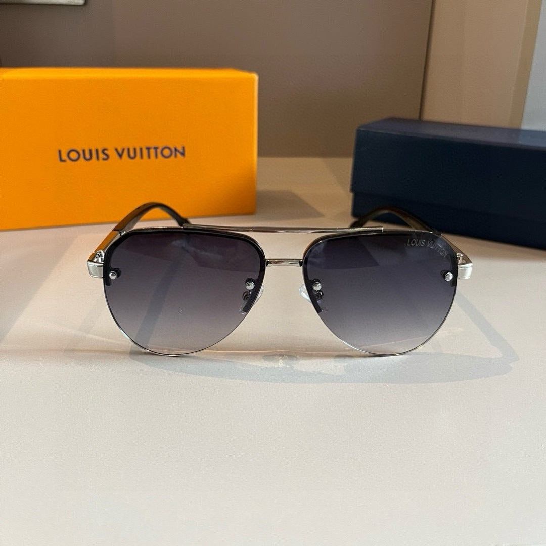 Louis Vuitton Metal Aviator Silver Lens Sunglasses for Men & Women - 933810 - detail image 3