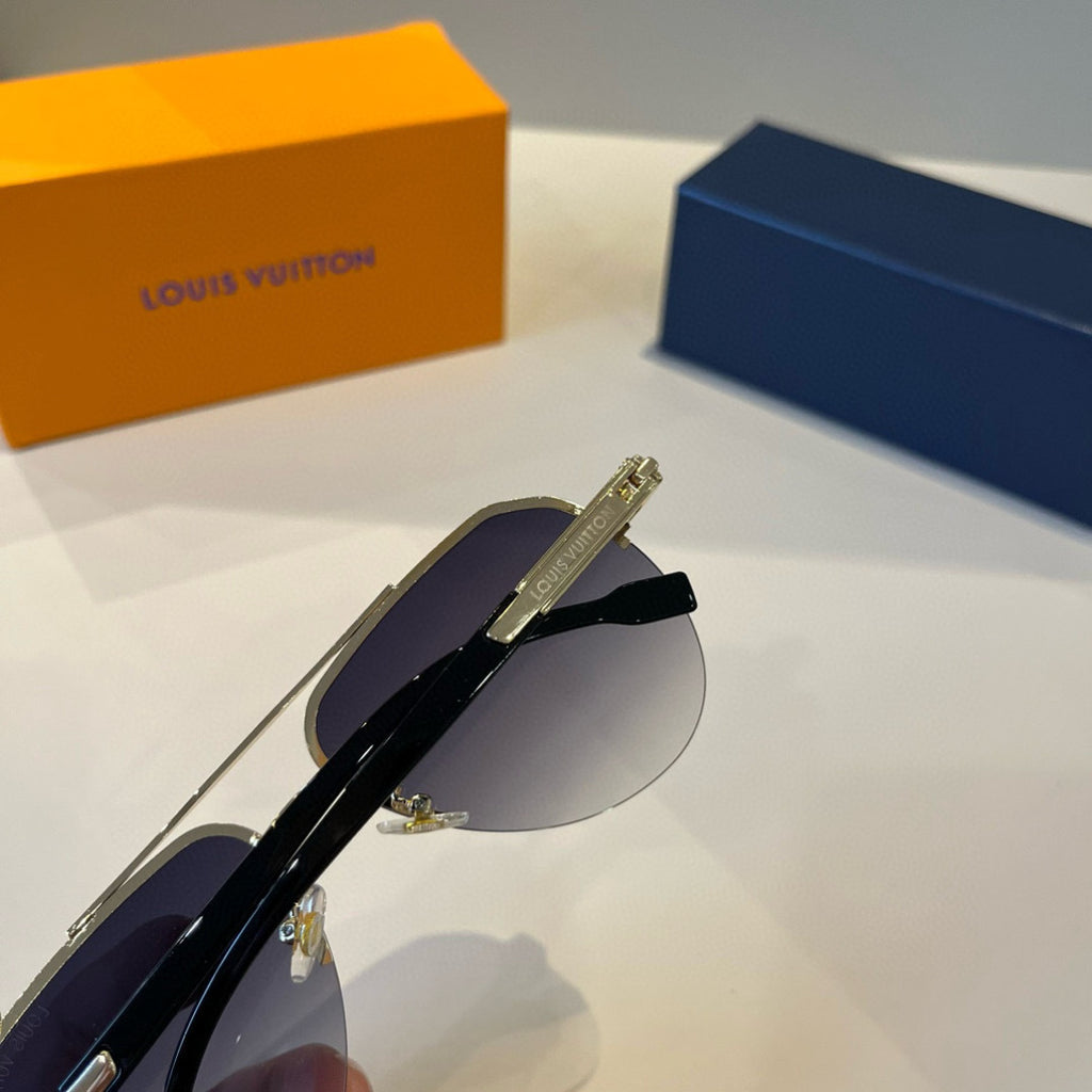 Louis Vuitton Metal Aviator Silver Lens Sunglasses for Men & Women - 933811 - detail image 8