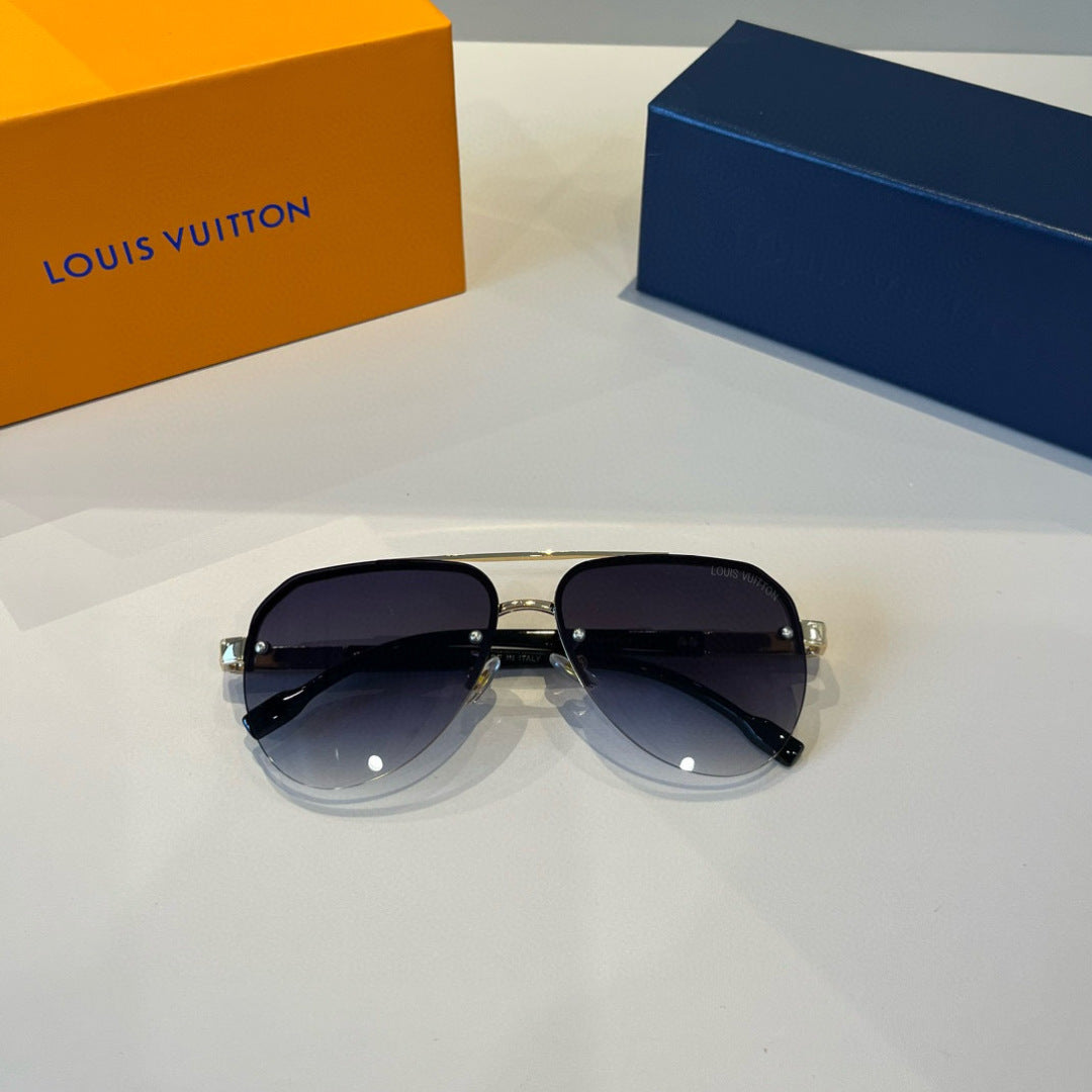 Louis Vuitton Metal Aviator Silver Lens Sunglasses for Men & Women - 933811 - detail image 10