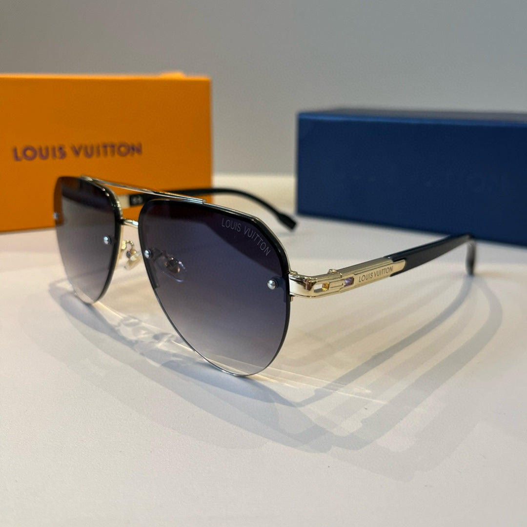 Louis Vuitton Metal Aviator Silver Lens Sunglasses for Men & Women - 933811 - detail image 3