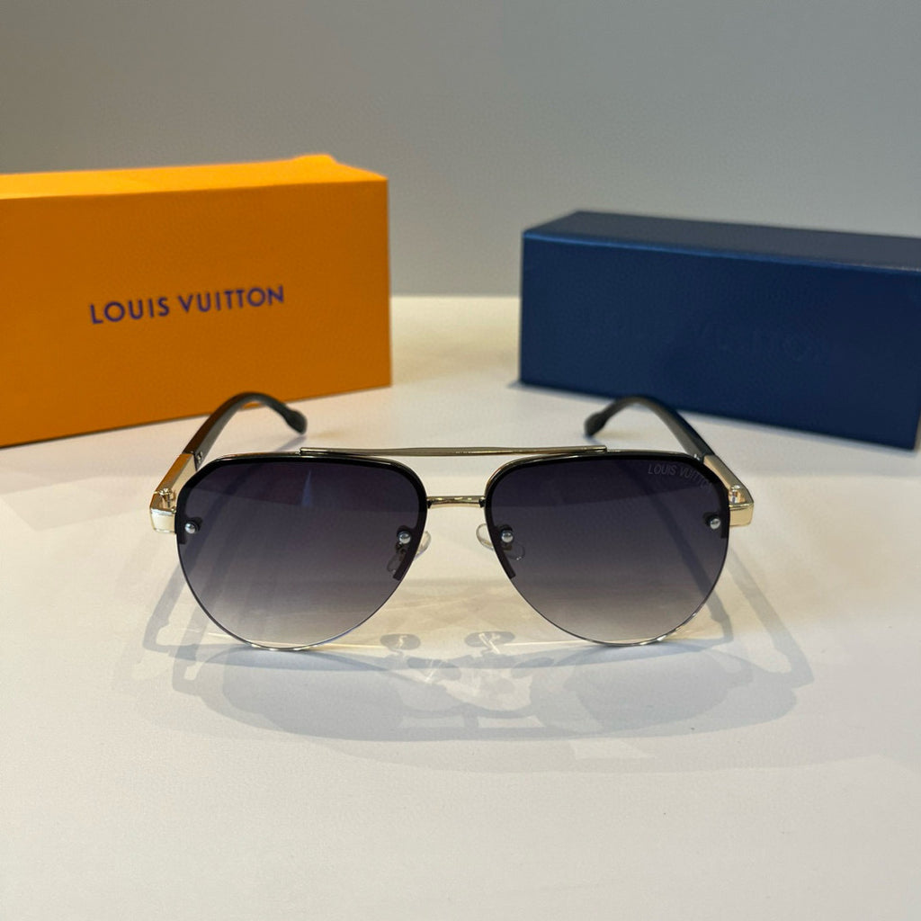 Louis Vuitton Metal Aviator Silver Lens Sunglasses for Men & Women - 933811 - detail image 2