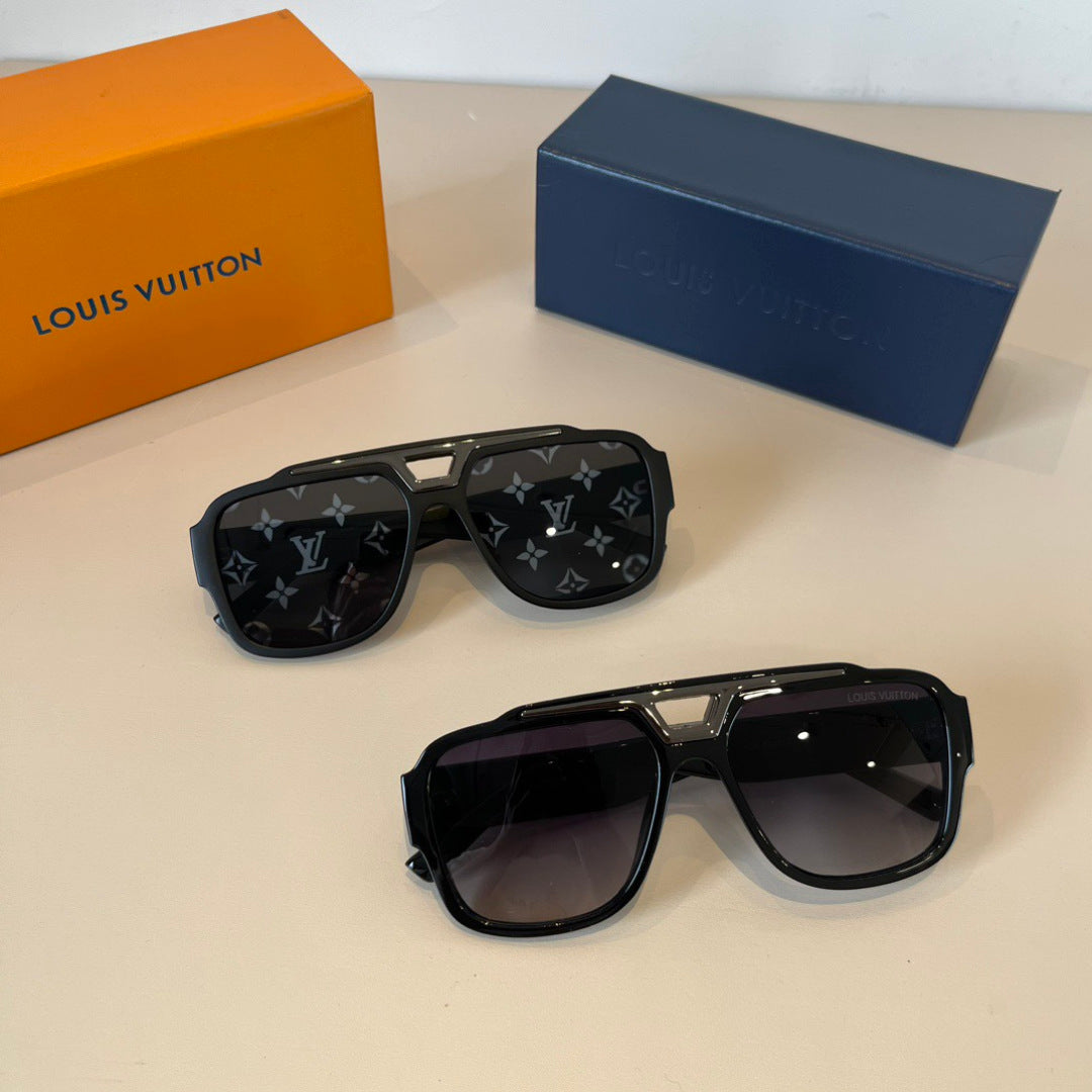 Louis Vuitton Metal Fashion Black Lens Sunglasses for Men & Women - 933812 - detail image 10