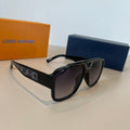 Louis Vuitton Metal Fashion Black Lens Sunglasses for Men & Women - 933812