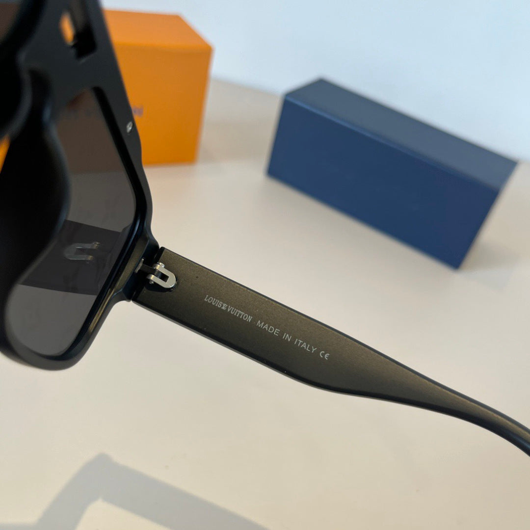 Louis Vuitton Metal Fashion Black Lens Sunglasses for Men & Women - 933813 - detail image 8