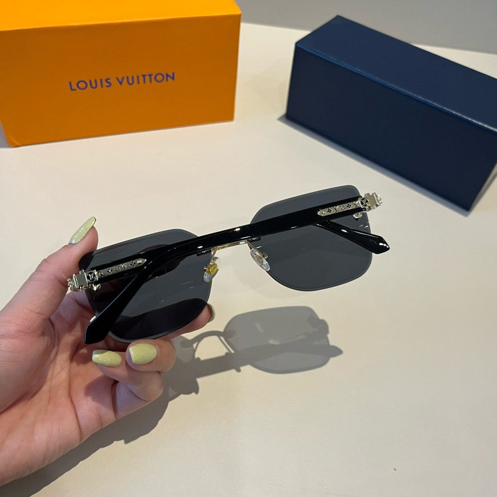Louis Vuitton Fashion Black Lens Sunglasses for Men & Women - 997419 - detail image 6