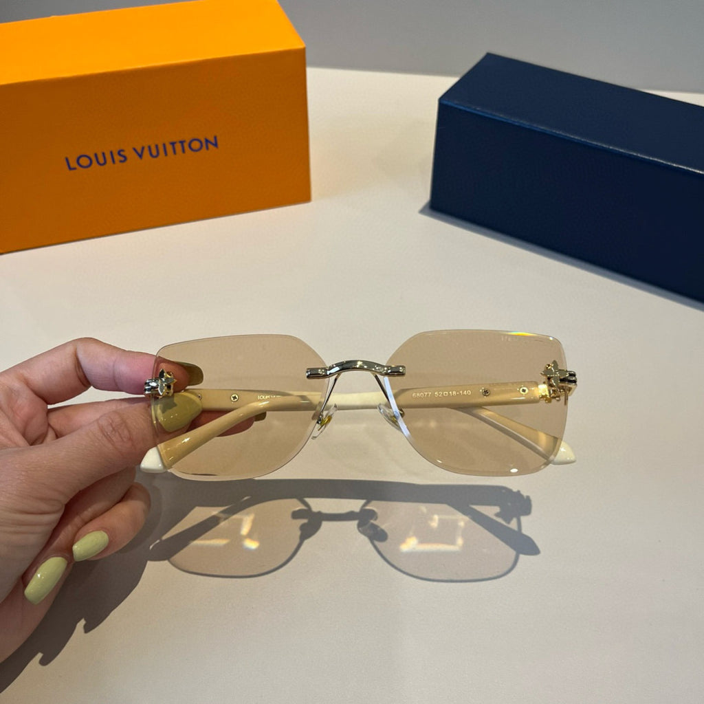 Louis Vuitton Fashion Gold Lens Sunglasses for Men & Women - 997421 - detail image 5