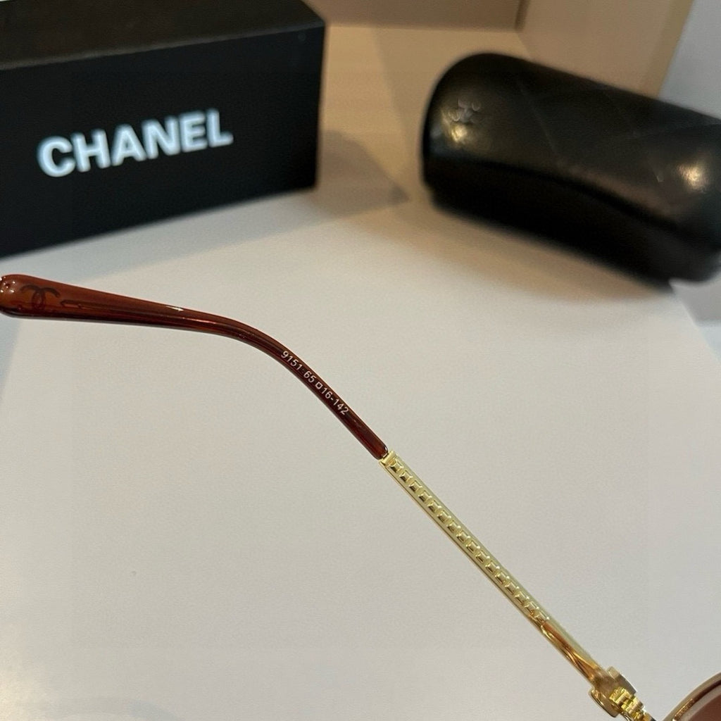 Chanel Fashion Gold Lens Sunglasses for Men & Women - 358108 - detail image 8