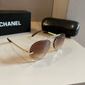 Chanel Fashion Gold Lens Sunglasses for Men & Women - 358108