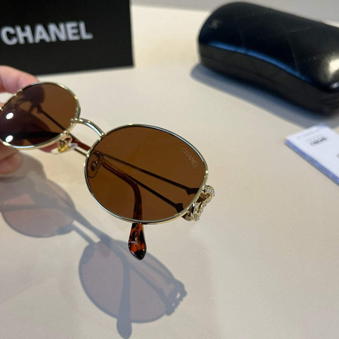 Chanel Metal Fashion Brown Lens Sunglasses for Men & Women - 997764 - detail image 9