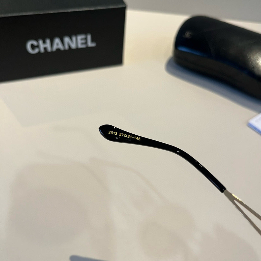 Chanel Metal Fashion Silver Lens Sunglasses for Men & Women - 997765 - detail image 9