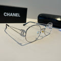 Chanel Metal Fashion Silver Lens Sunglasses for Men & Women - 997766